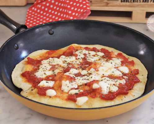 pizza in padella